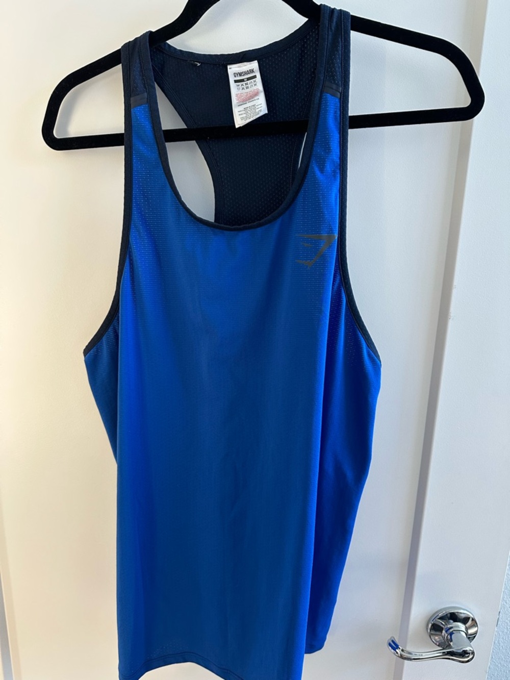 Gymshark two tone Blue Performance Racerback